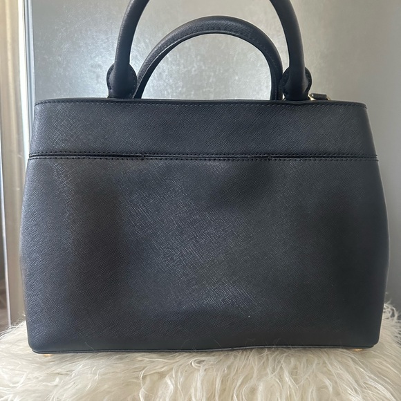 Michael Kors Hailee Crossgrain Leather Satchel - Picture 8 of 12